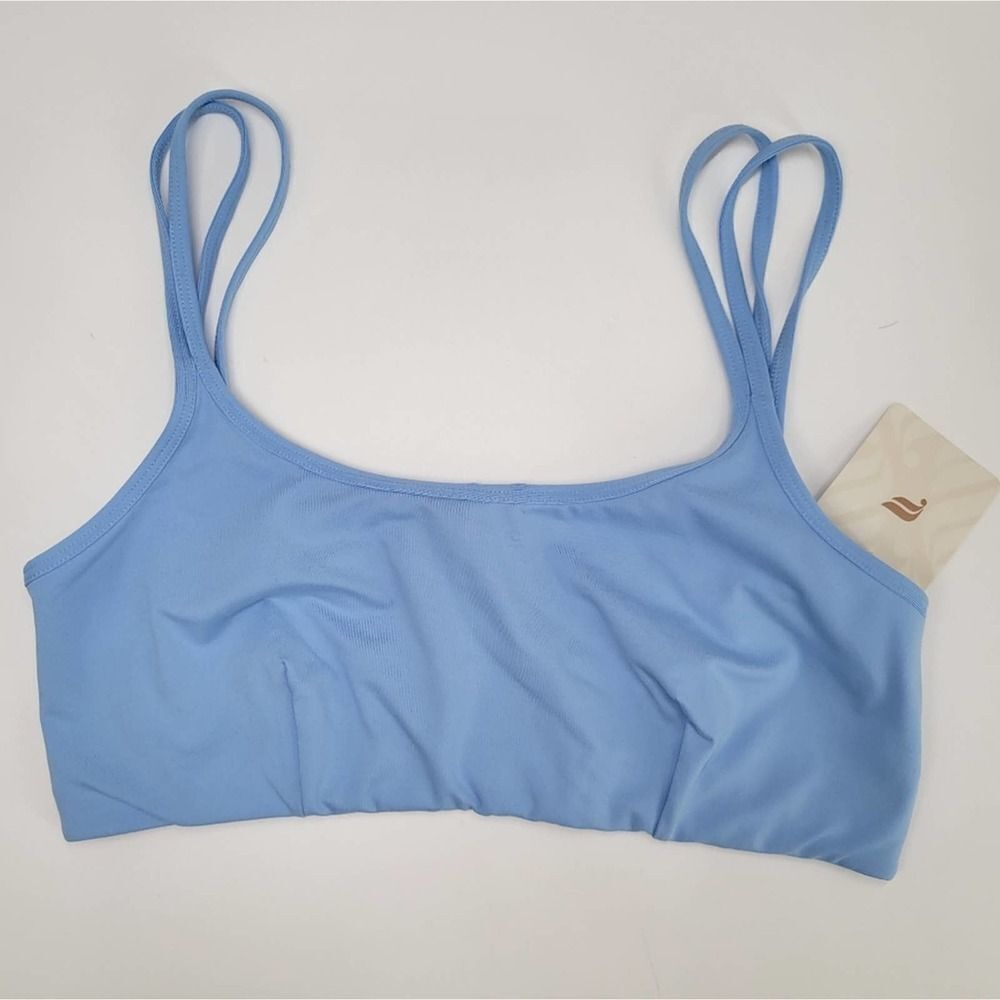 Fabletics Womens Bluebell Blue Low Impact Cross-Back Bra NWT Size Small - Picture 3 of 7